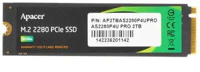 Твердотельный накопитель NVMe 2Tb [AP2TBAS2280P4UPRO-1] (SSD) Apacer PRO