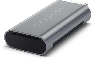 Адаптер Satechi Aluminum Type-C to USB3.0 и MicroSD, Space Gray [ST-TCUCM]