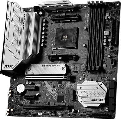 Материнская плата mATX LGAAM4 MSI MAG B550M MORTAR MAX WIFI
