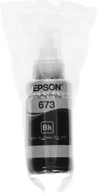 Чернила Epson 673 C13T673198 (аналог C13T67314A) черный 70мл для Epson L800/L810/L850/L1800