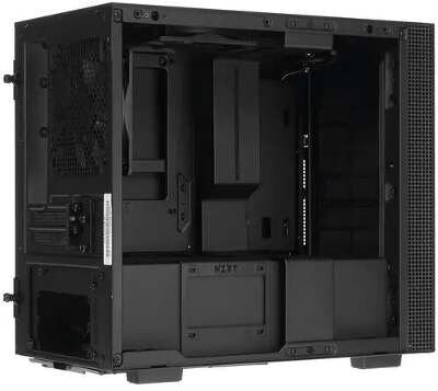 Корпус NZXT H210 Black, черный, mini-ITX, Без БП (CA-H210B-B1)