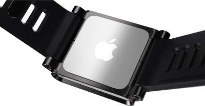 Чехол-браслет LunaTik Multi-Touch Watch Band для iPod nano 6G, черный [LTBLK-002]