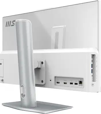 Моноблок MSI Modern AM242P 1M-1020XRU 23.8" Full HD Core 7 150U (1.8) 16Gb SSD512Gb Graphics без ОС GbitEth WiFi BT 120W клавиатура мышь Cam белый 1920x1080
