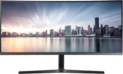 Монитор 34" Samsung C34H890WGI VA 3440x1440 Curved HDMI, DP, USB Type-C USB-Hub серебристый