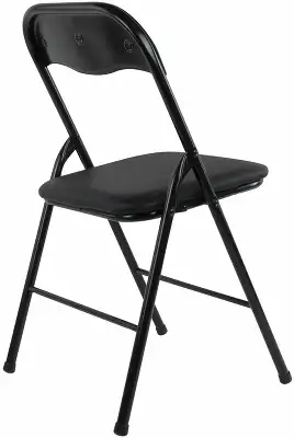 Стул Brabix Golf CF-007 комплект 4шт искусственная кожа черный металл черный на ножках (533032)