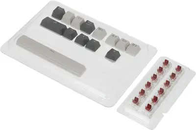 Клавиатура A4Tech Bloody WS98 Pixels Red механическая темно-серый/белый USB беспроводная BT/Radio Multimedia for gamer LED (WS98)