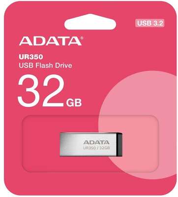 USB накопитель ADATA 32GB UR350 USB 3.2 Gen1, UR350-32G-RSR/BK
