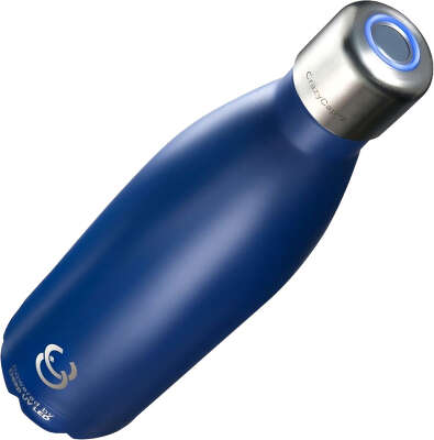 Бутылка-термос CrazyCap 2-го поколения с УФ-стерилизатором, синий сапфир [CCGEN2-500-SAPPHIRE]