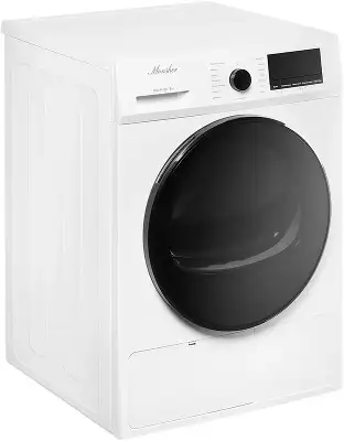Сушильная машина MONSHER/ Сушильная машина MONSHER, отдельностоящая, фронтальная, 15 программ, загрузка 9 кг, 1400 об/мин, кнопочное управление, отложенный старт, блокировка от детей, энергоэффективность А++, цвет белый