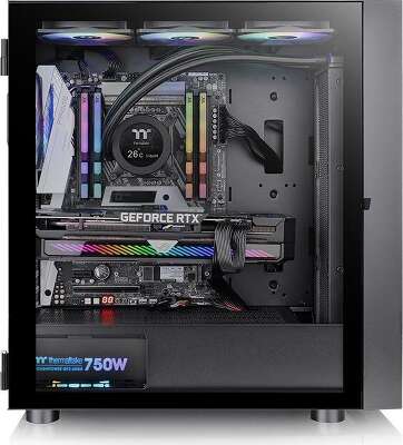 Корпус Thermaltake H570 TG, черный, ATX, без БП (CA-1T9-00M1WN-01)