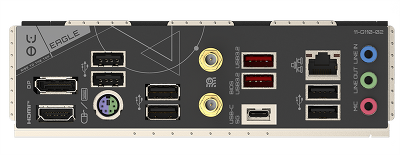 Материнская плата GIGABYTE B650 EAGLE AX, AM5, B650, 4*DDR5, 4*SATA, 3*M.2, 2*USB 3.2, 6*USB 2.0, Type-C, 4*PCIx16, DP+HDMI, ATX