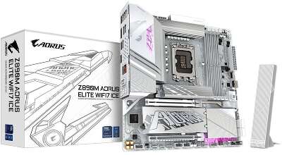 Материнская плата Gigabyte Z890M AORUS ELITE WF7 ICE, RTL