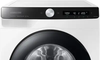 Стиральная машина Samsung WW80AG6S28AELP класс: A загр.фронтальная макс.:8кг белый инвертер