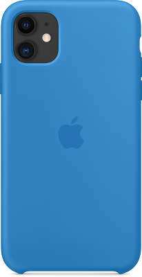 Силиконовый чехол для iPhone 11 Apple Silicone Case, Surf Blue [MXYY2ZM/A]