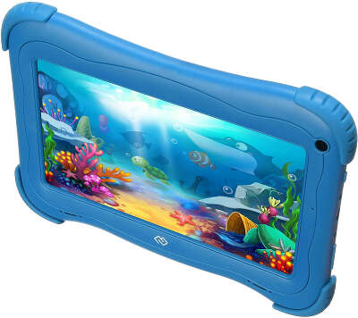 Планшет Digma Optima Kids 7 RK3126C (1.2) 4C RAM1Gb ROM16Gb 7" IPS 1024x600 Android 8.1 голубой 2Mpix 0.3Mpix BT WiFi microSD 128Gb 2500mAh