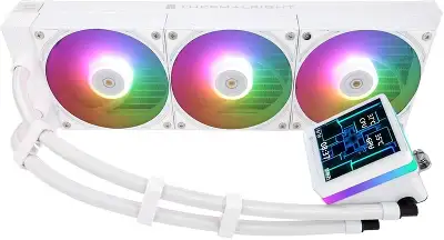 Система водяного охлаждения Thermalright Grand Vision 360 ARGB Soc-AM5/AM4/1151/1200/2066/2011/1700 белый 4-pin 29.4dB Al LCD Ret (G-VISION-360-WH-ARGB)