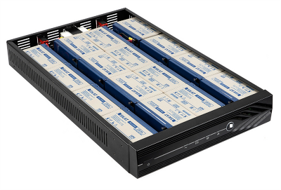 Батарейный блок (407) Бастион SKAT BC 192/9 RACK 2U 9Ач/192В/16х9Ач/3 г.г. (ББ SKAT-UPS 6000 RACK)