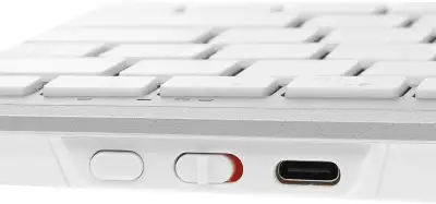 Клавиатура A4Tech Fstyler FBX51C белый USB беспроводная BT/Radio slim Multimedia для ноутбука (FBX51C WHITE)