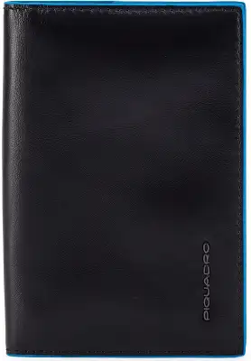 Обложка для паспорта Piquadro Blue Square PP5255B2/N черный натур.кожа