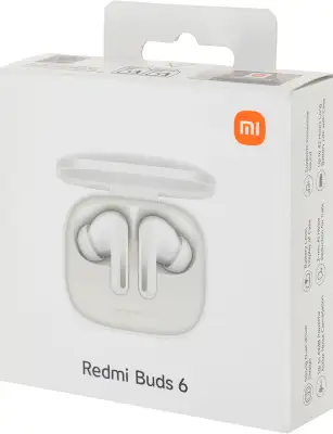 Наушники беспроводные Xiaomi Redmi Buds 6 белые (BHR9250GL)