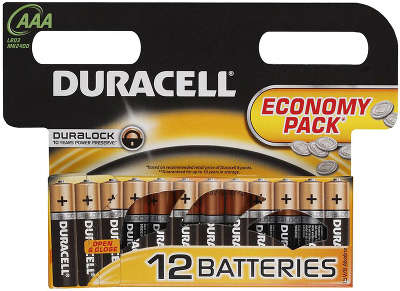 Элемент питания AAA Duracell (12 шт в блистере) цена за 1 штуку