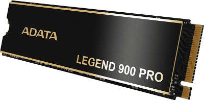 Твердотельный накопитель/ ADATA SSD LEGEND 900 PRO, 4000GB, M.2(22x80mm), NVMe 1.4, PCIe 4.0 x4, 3D NAND, R/W 7400/6500MB/s, IOPs н.д./н.д., TBW 2400, DWPD 0.3 (5 лет)