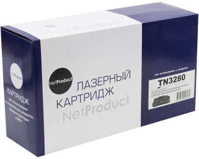 Тонер-картридж NetProduct (N-TN-3280) для Brother HL-5340/5350/5370/5380/DCP-8070D, 8K