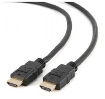 Кабель HDMI Cablexpert CC-HDMI4-1M, 19M/19M, v2.0, медь, позол.разъемы, экран, 1м, черный, пакет