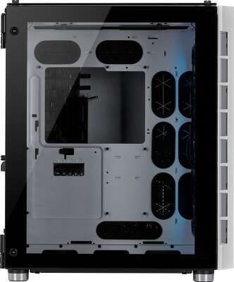 Корпус Corsair Crystal, белый, ATX, Без БП (CC-9011169-WW)