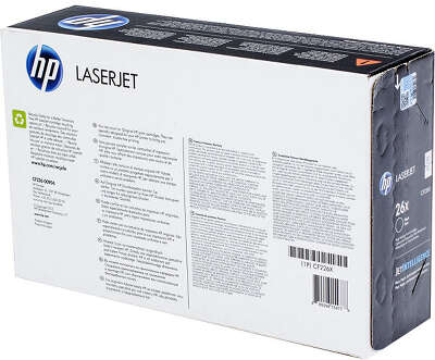 HP 26X Black Original LaserJet Toner Cartridge (CF226X)