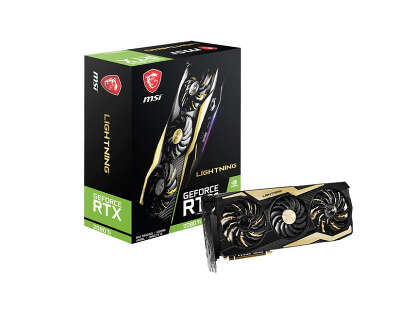 Видеокарта MSI nVidia GeForce RTX 2080 Ti LIGHTNING Z 11Gb GDDR6 PCI-E HDMI, 3DP