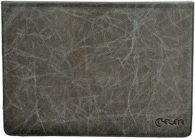 Чехол-обложка Clever Jacket Case для MacBook Air 13.3" (натуральная кожа, серый) [JKMKBK13GR]