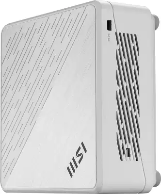 Неттоп MSI Cubi 5 1M-465BRU Core 3 100U (1.2) Graphics без ОС 2.5xGbitEth+1xGbitEth WiFi BT 65W белый (936-B0A822-465)