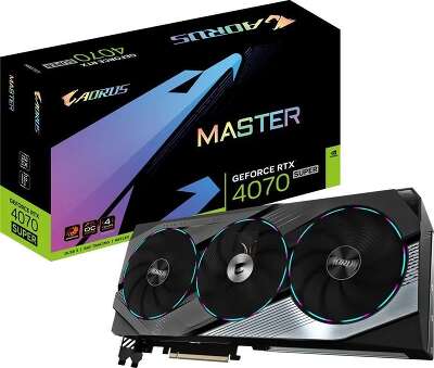 Видеокарта GIGABYTE NVIDIA nVidia GeForce RTX 4070 Super GV-N407SAORUS M-12GD 12Gb DDR6X PCI-E HDMI, 3DP