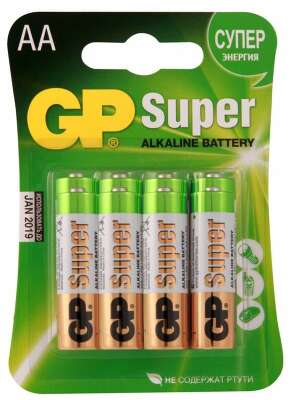 Батарея GP Super Alkaline 15A LR6 AA (8шт)