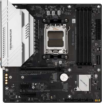 Материнская плата Maxsun MS-Terminator B650M B650, AM5, 4*DDR5, 1*PCIEx16, 1*PCIEx4, 1*PCIEx1, 2*M.2, 2*TypeC, 6*USB3.2Gen1, 6*USB2.0, 4*SATA3.0, 2.5G, DP, HDMI, M-ATX, RTL