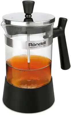 Френч-пресс Rondell Wonder RDS-426 0.6л черный/стальной