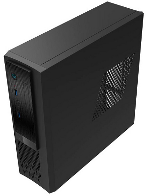 Корпус Slim Case Powerman PS201A-BK PM-300TFX U3.0*2+A(HD)+FAN Mini-ITX