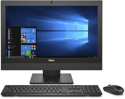 Моноблок Dell Optiplex 5250 21.5" Full HD i5-7500/8/256SSD/HDG630/Multi/WF/BT/CAM/Linux/Kb+Mouse, черный