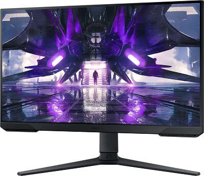 Монитор Samsung 24" Odyssey G3 S24AG320NI черный VA LED 1ms 16:9 HDMI полуматовая HAS Piv 3000:1 250cd 178гр/178гр 1920x1080 165Hz FreeSync Premium DP 4.5кг