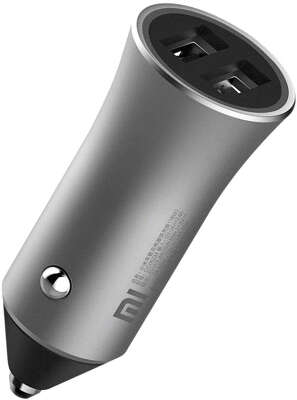 Автомобильное ЗУ Xiaomi Mi Car Charger Pro, Silver [GDS4104GL]