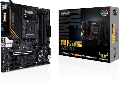 Материнская плата mATX LGAAM4 ASUS TUF GAMING B550M-E