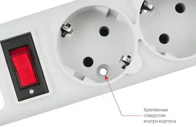 Фильтр питания Power Cube B 3.0м серый
