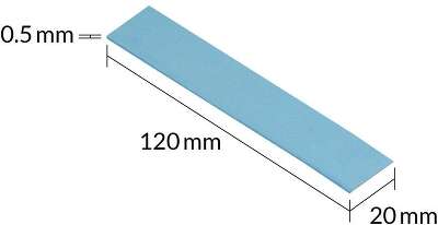Термопрокладка Arctic Cooling Thermal pad 120x20mm, 0.5mm - 4 Pack TP-3 (ACTPD00055A)