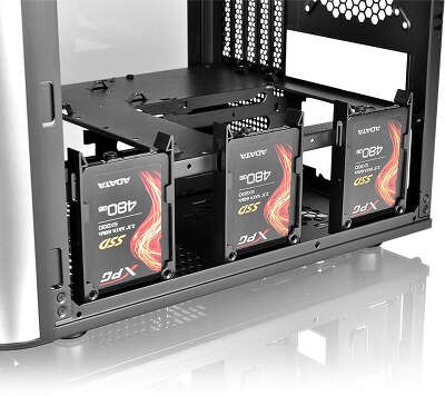Корпус Thermaltake Level 20 VT черный без БП mATX 9x120mm 5x140mm 1x200mm 2xUSB2.0 2xUSB3.0 audio bott PSU