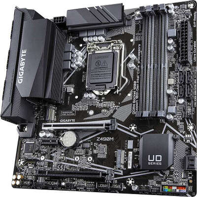 Материнская плата mATX LGA1200 GIGABYTE Z490M