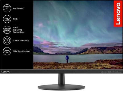 Монитор 27" Lenovo L27i-28 IPS FHD D-Sub, HDMI