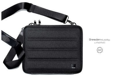 Сумка SGP Dresden Klaus9i Messenger Bag для iPad 2/iPad 3, черная [SGP07841]