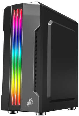 Корпус 1STPLAYER RAINBOW R3-A, черный, ATX, Без БП (R3-A-1R1 )