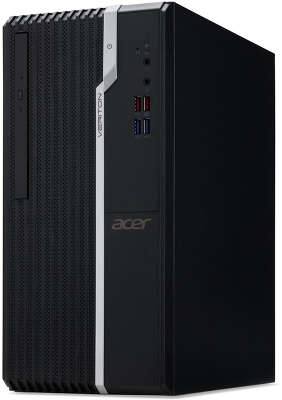 Компьютер Acer Veriton S2680G PMD-G6405 G6405/4/128 SSD/Multi/W10Pro,черный